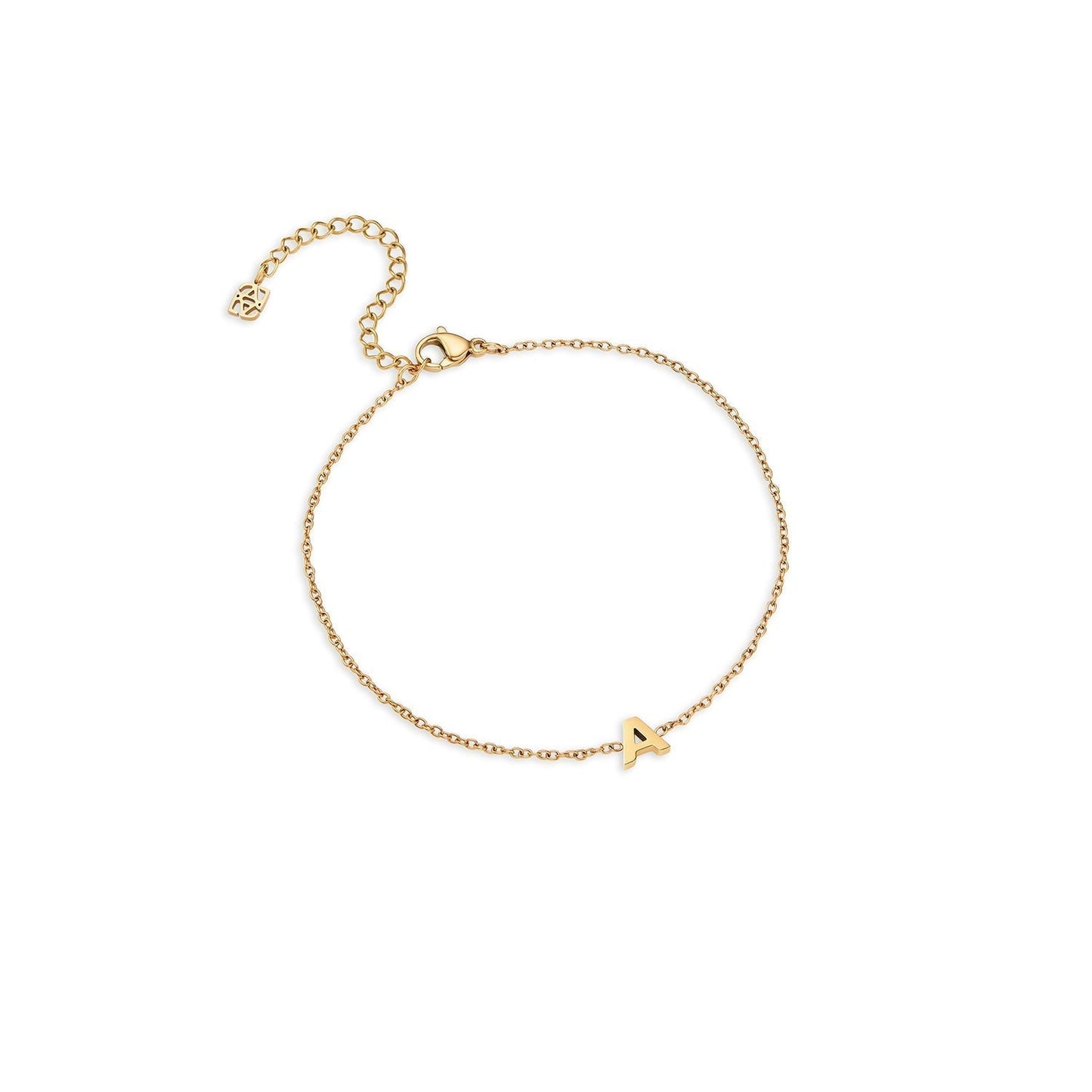 Made Mine Initial Anklet (Gold)