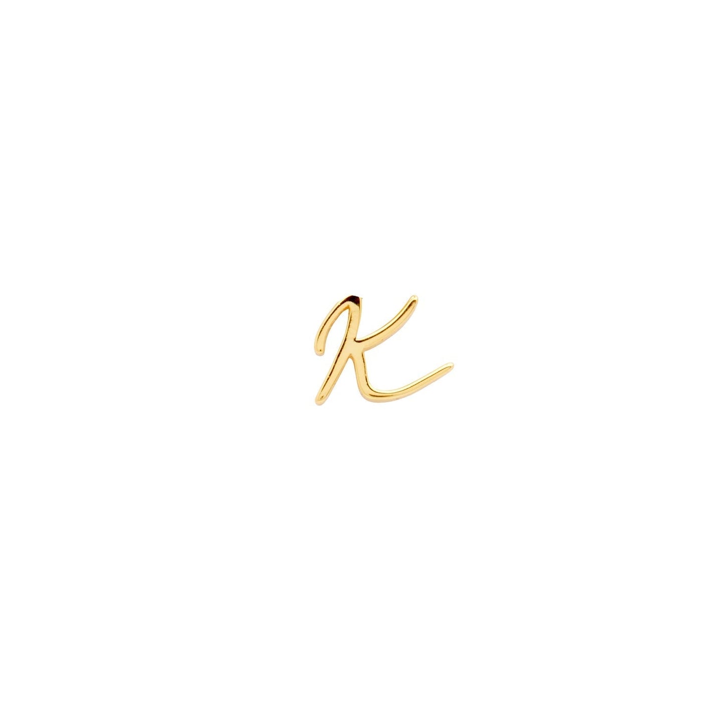Made Mine Script Letter Bracelet (Gold) - TT