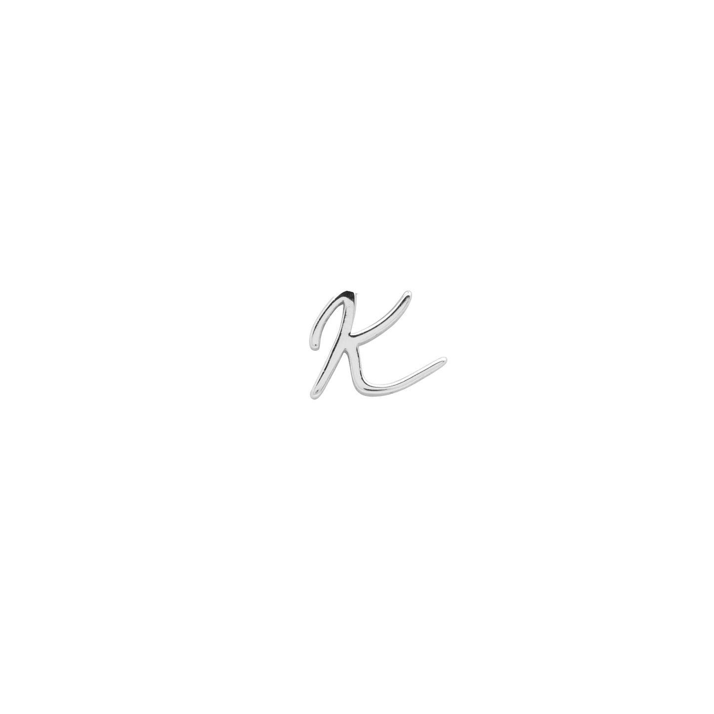 Made Mine Script Letter Bracelet (Silver) - NN