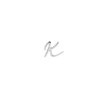 Made Mine Script Letter Bracelet (Silver)