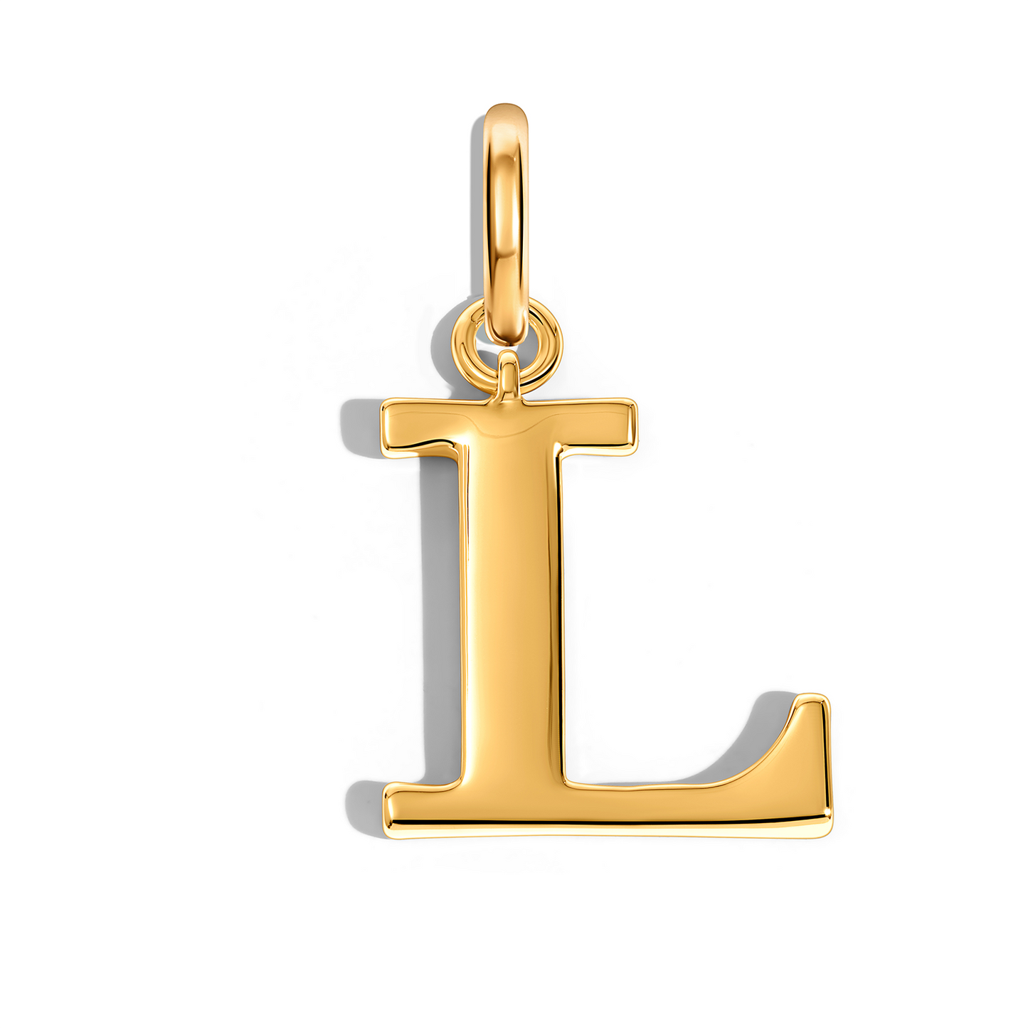 Large Didot Initial Accessories Charm (Gold)