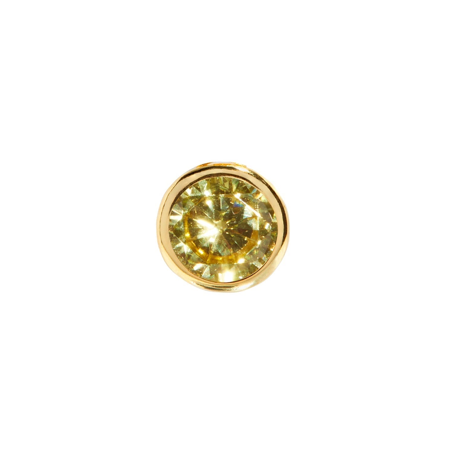 Double Initial Icon - Birthstone (Gold)