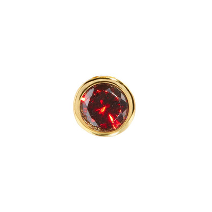 Birthstone Huggie Charm (Gold)