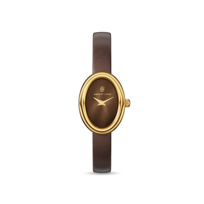 Monroe Black Leather Watch