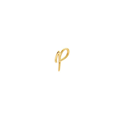 Made Mine Script Letter Bracelet (Gold) - TT
