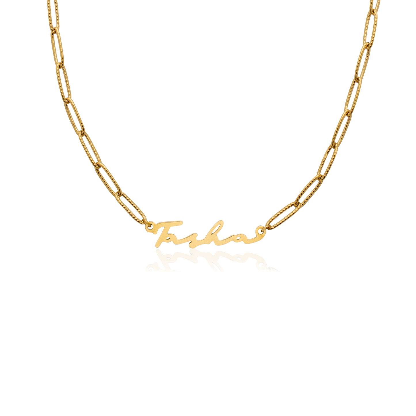 Signature Name Necklace - Gold