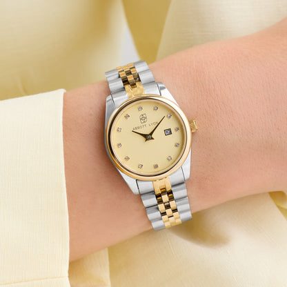 Butter Yellow Belgravia 30 Watch (Two Tone)