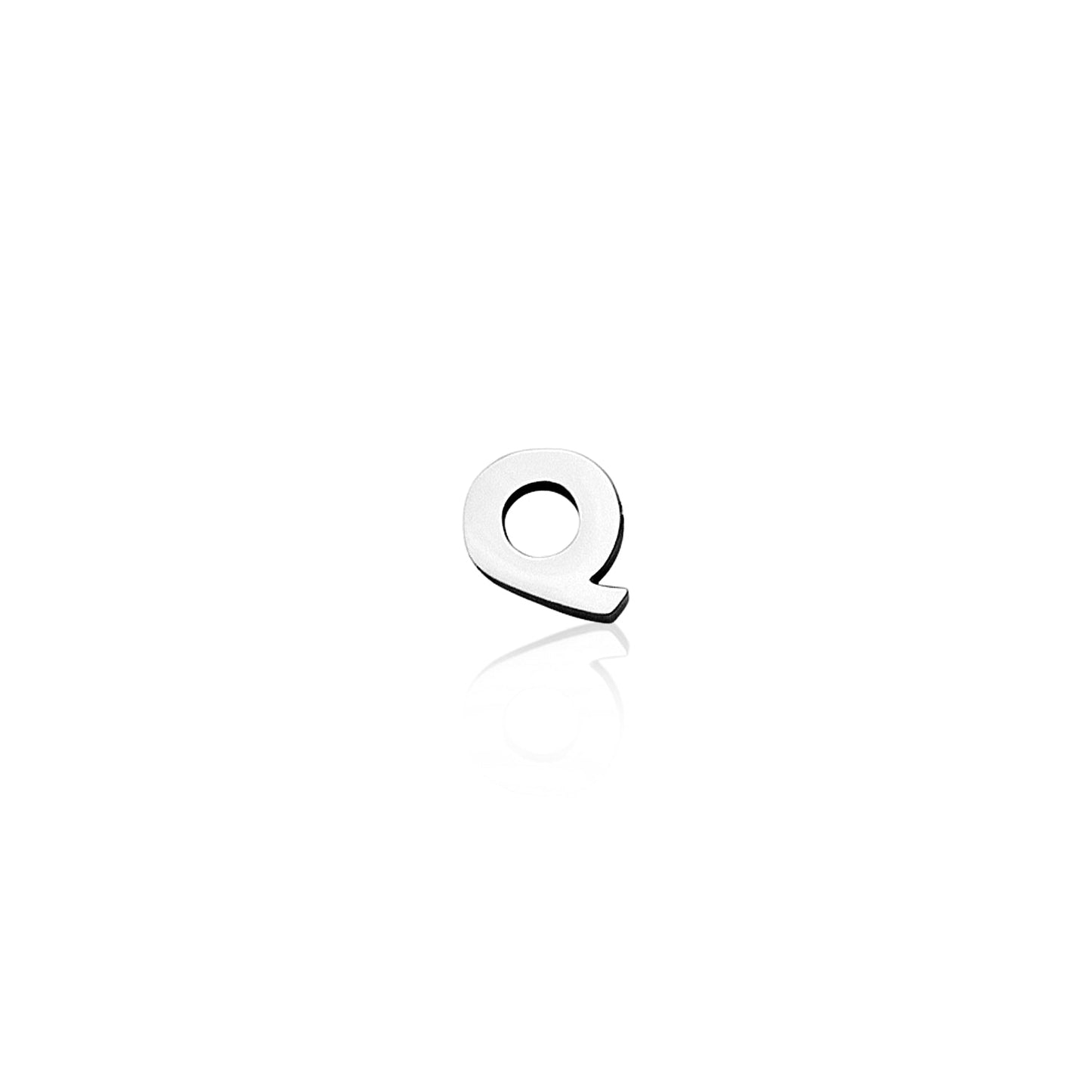 Made Mine Mini Letter Sphere Chain Necklace (Silver)