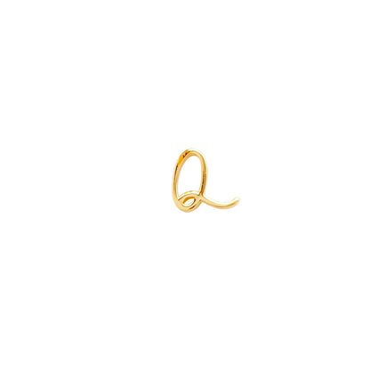 Made Mine Charms - Script Initial Charms (Gold)