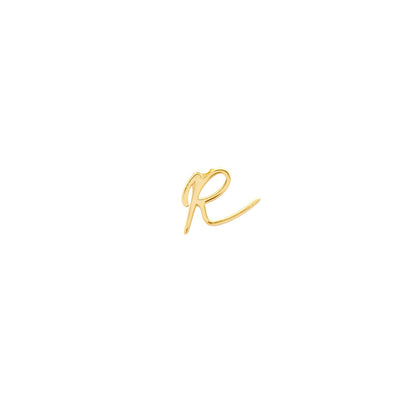 Made Mine Script Letter Bracelet (Gold)