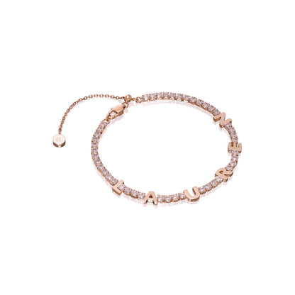 Made Mine Name Bracelet (Rose Gold)