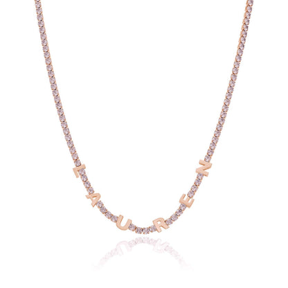 Made Mine Name Necklace (Rose Gold)