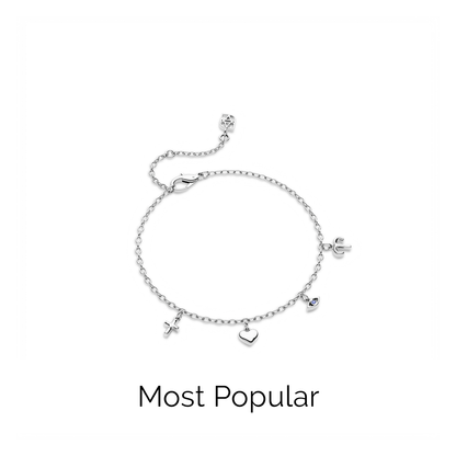 Made Mine Fine Charm Bracelet (Silver)