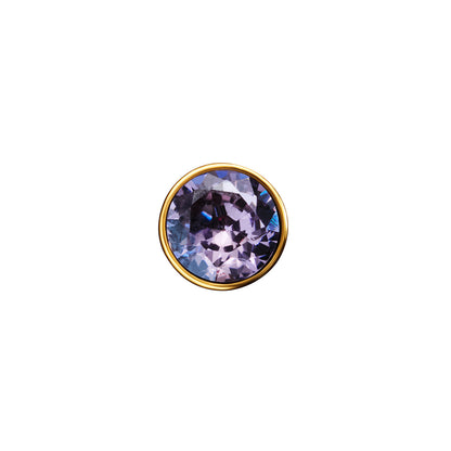 Floating Birthstone Charm Locket (Silver)