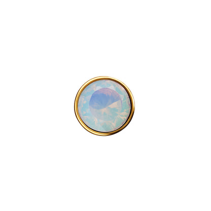 Floating Birthstone Charm Locket (Silver)