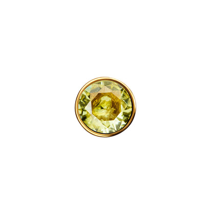 Floating Birthstone Charm Locket (Silver)