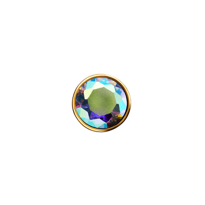 Floating Birthstone Charm Locket (Silver)