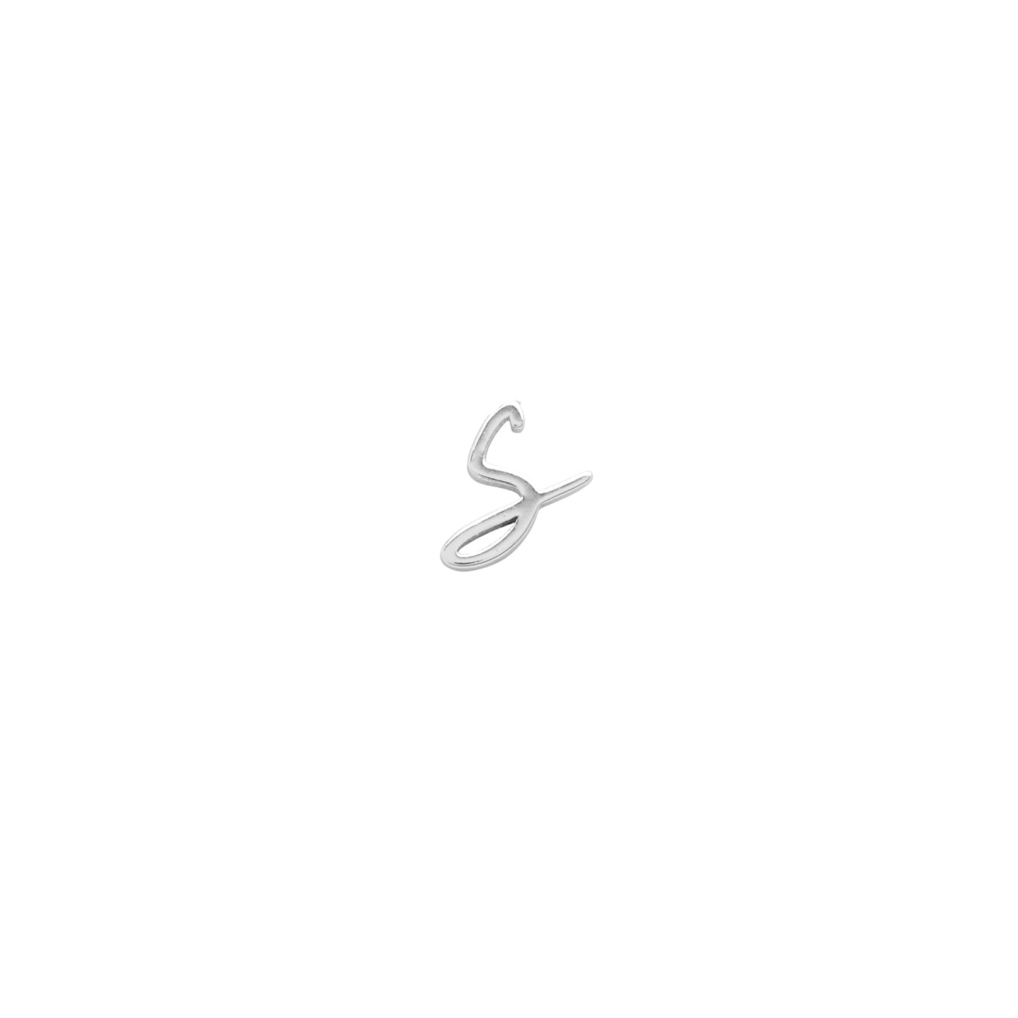 Made Mine Script Letter Bracelet (Silver) - NN