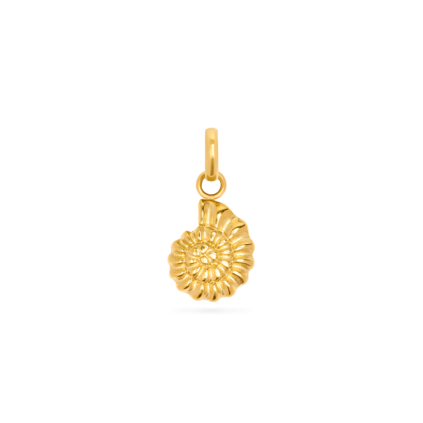 Molten Shell Pendant (Gold)