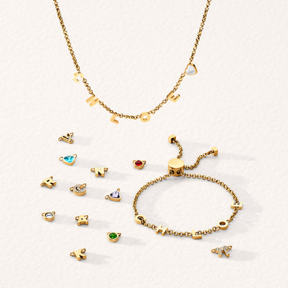 Made Mine Name Necklace - Gold