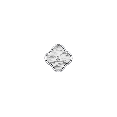 Molten Clover Charms (Silver) - Initials