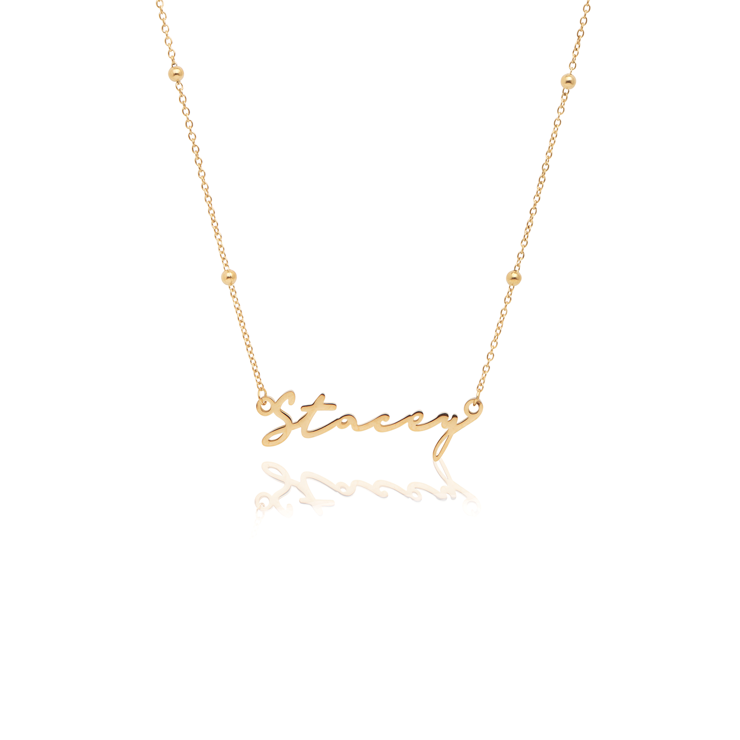 Signature Name Necklace (Gold)