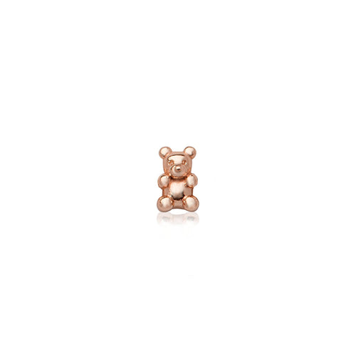 Made Mine Charms - Teddy Bear Charm (Rose Gold)