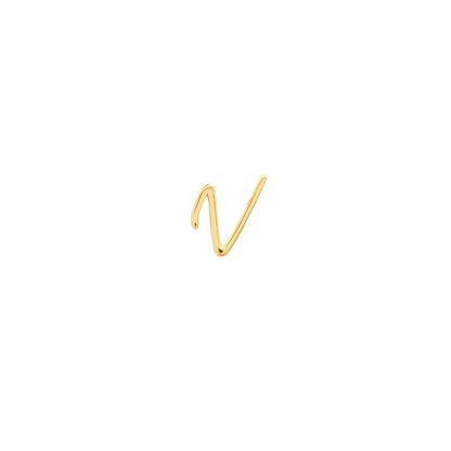 Made Mine Script Letter Bracelet (Gold) - NN
