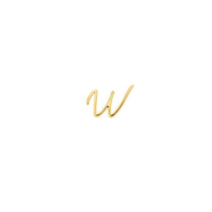 Made Mine Script Letter Bracelet (Gold) - NN