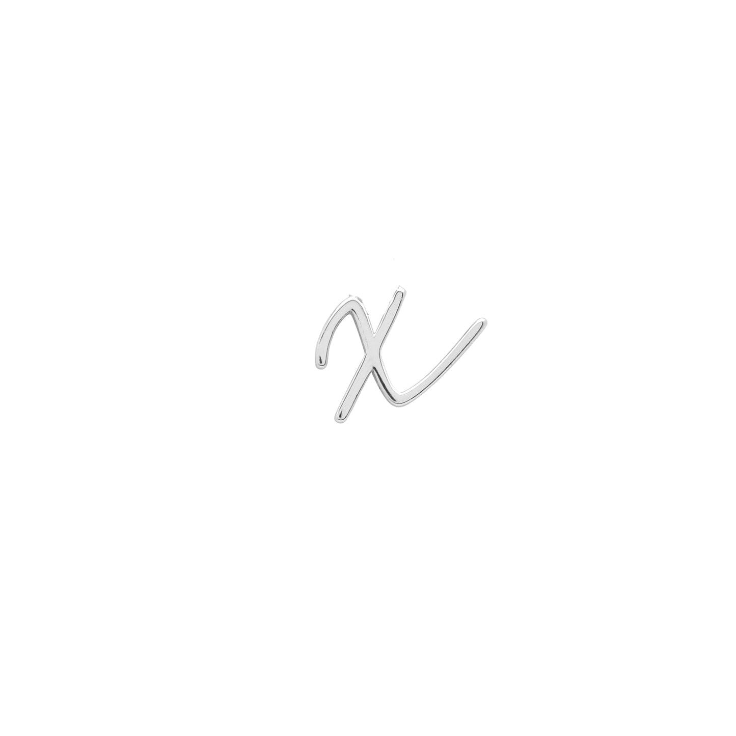 Made Mine Script Letter Bracelet (Silver) - NN