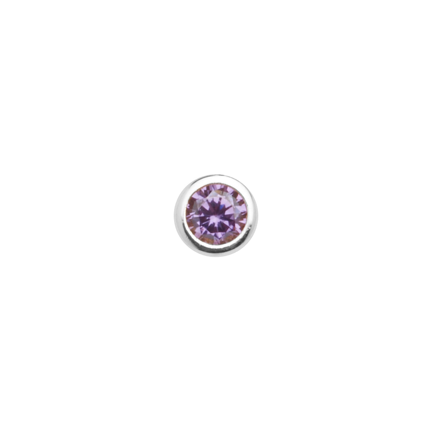Mini Birthstone Necklace (Silver) (CS Replacement)