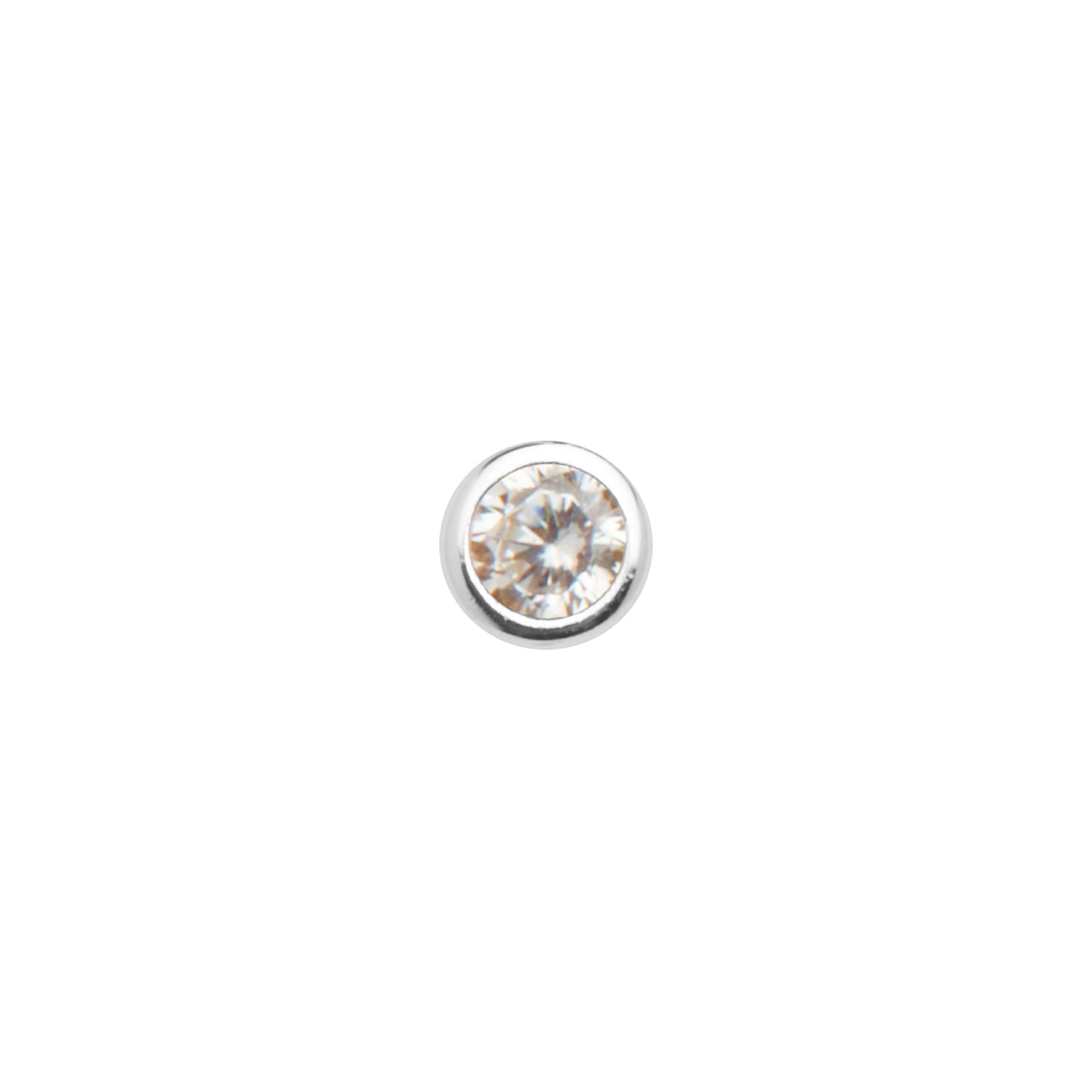 Mini Birthstone Necklace (Silver) (CS Replacement)