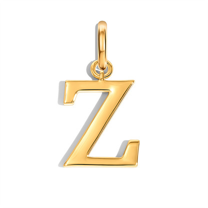 Large Didot Initial Accessories Charm (Gold)