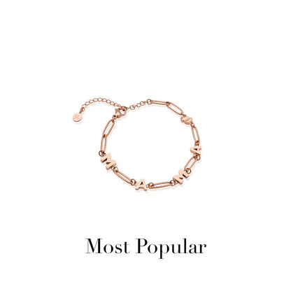 Made Mine Name Bracelet (Rose Gold)