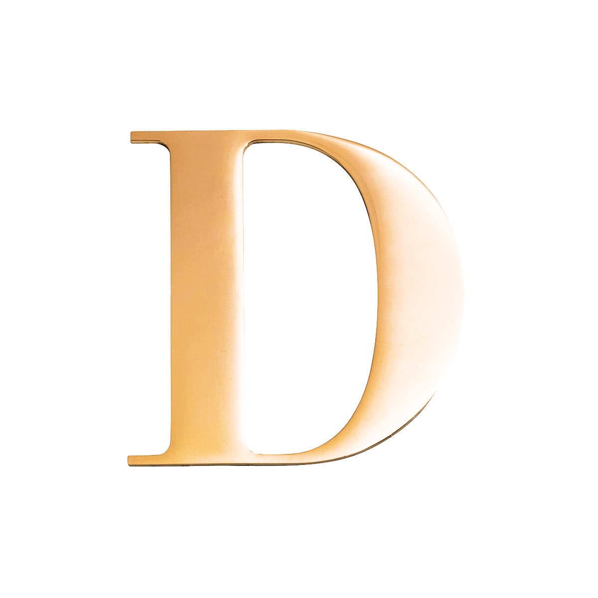 Gold Small Metal Letter