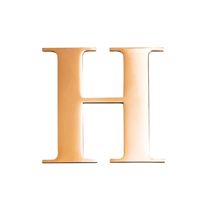 Gold Small Metal Letter