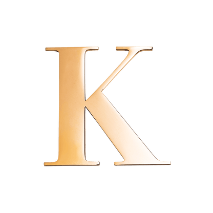 Gold Small Metal Letter