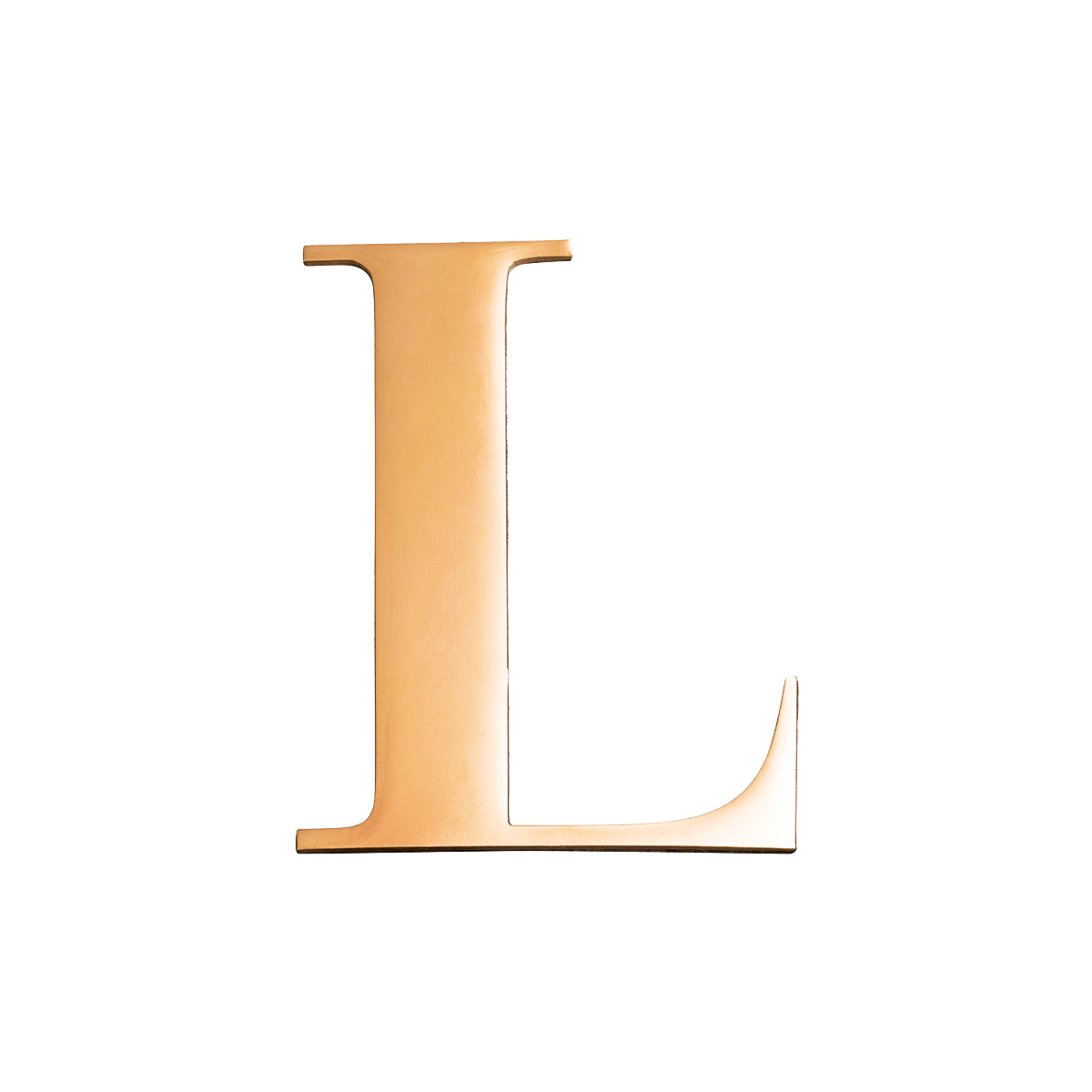 Gold Small Metal Letter