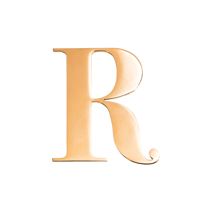 Gold Small Metal Letter