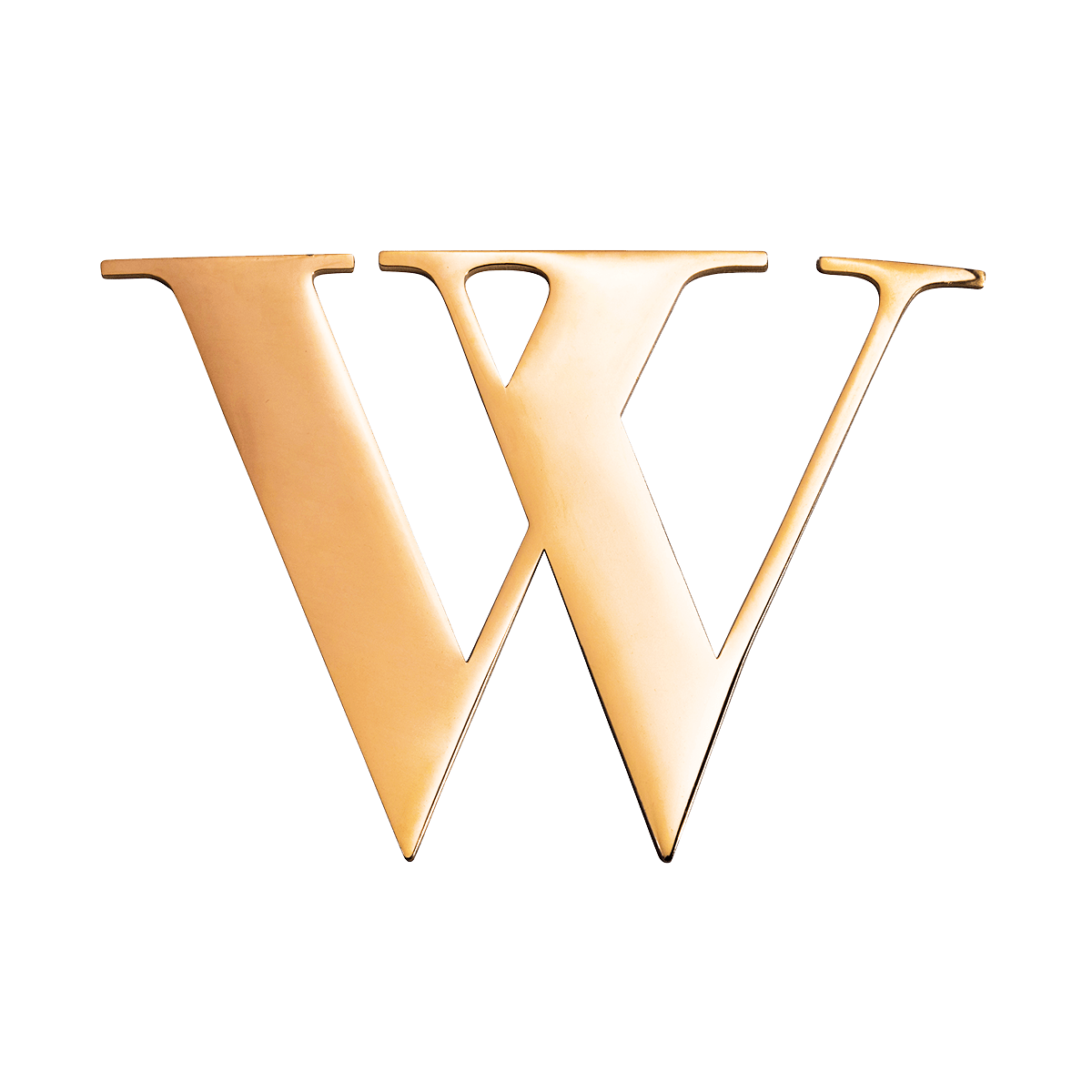Gold Small Metal Letter