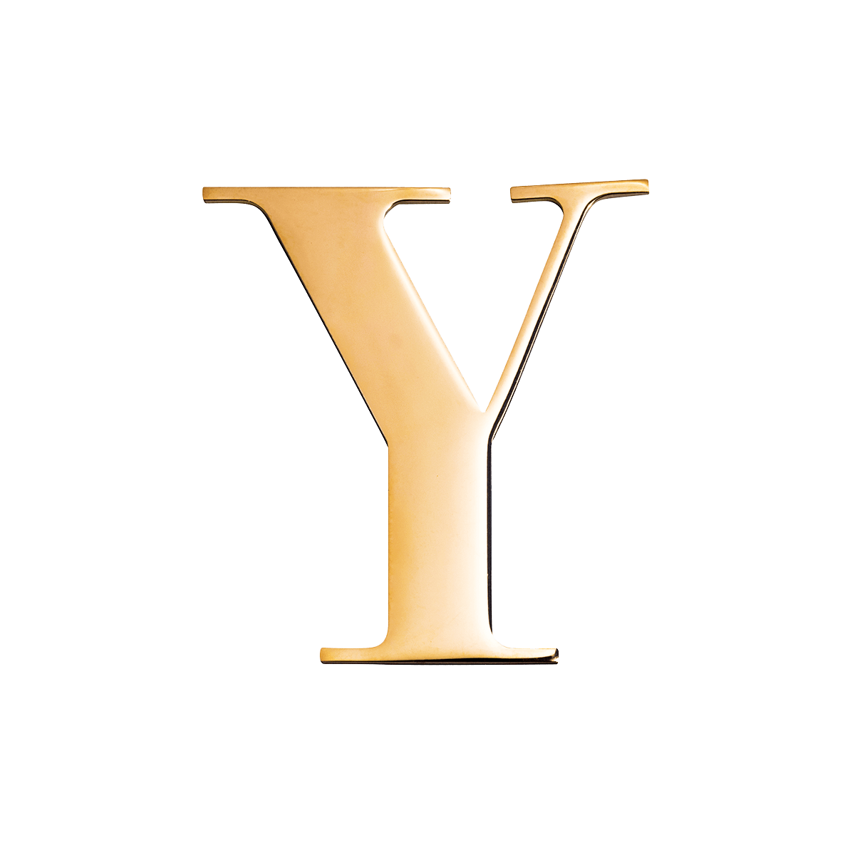Gold Small Metal Letter