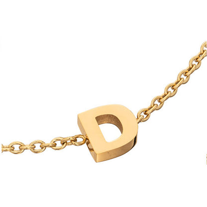 Made Mine Initial Anklet (Gold)