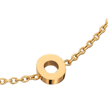 Made Mine Initial Anklet (Gold)