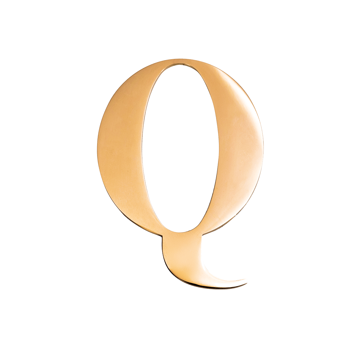 Jewellery Box Gold Small Metal Letter