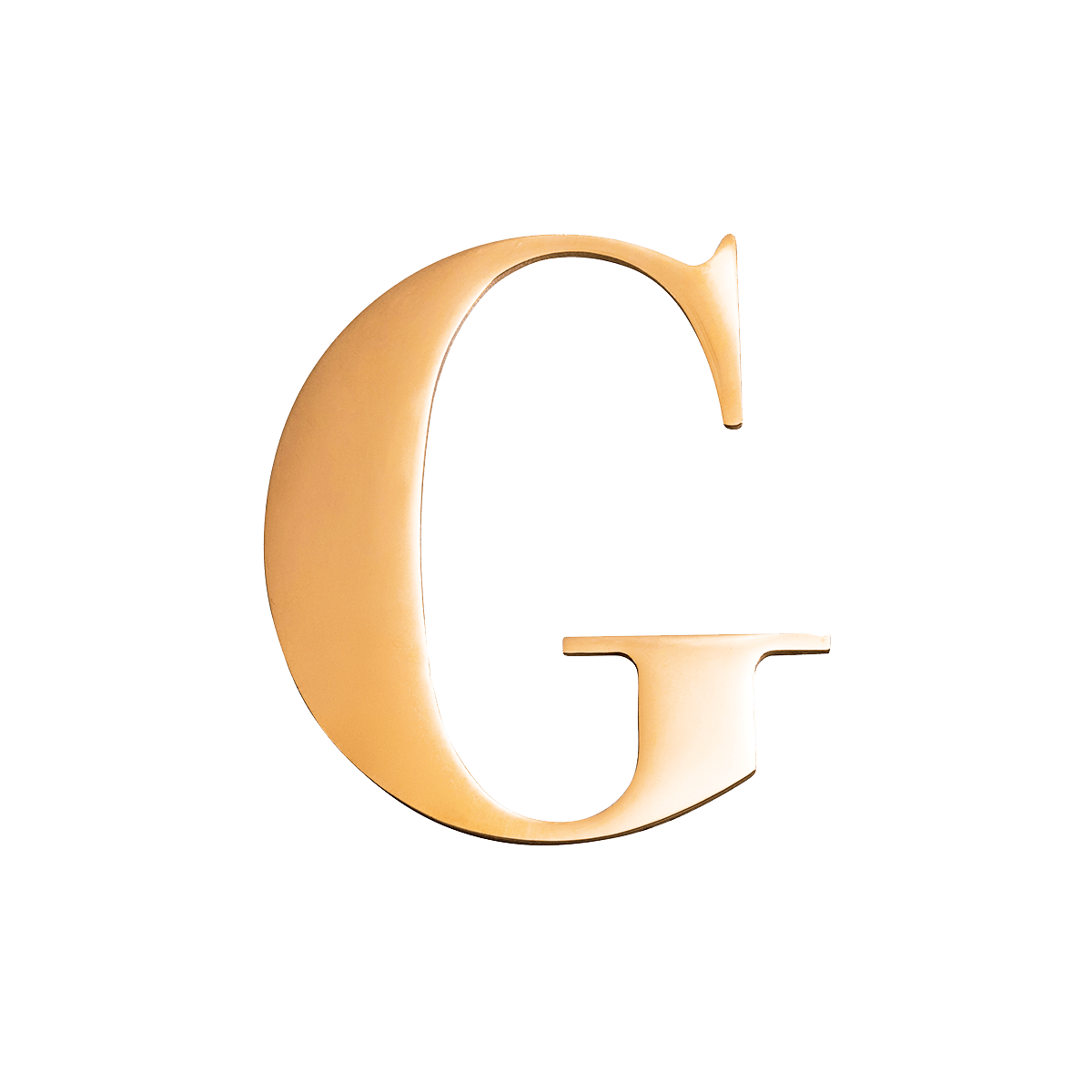 Custom Figaro Icon - Initial (Gold)