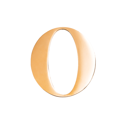 Metal Letter Pins (Gold)