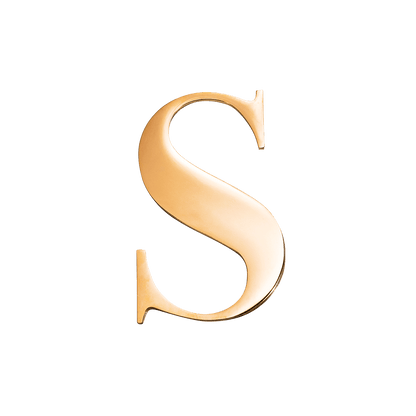 Metal Letter Pins (Gold)