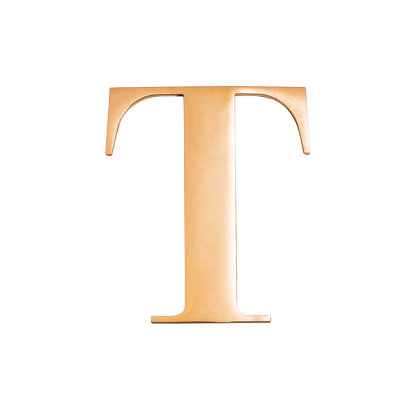 Metal Letter Pins (Gold)