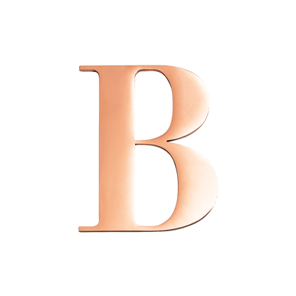 Large Metal Letters - Silver