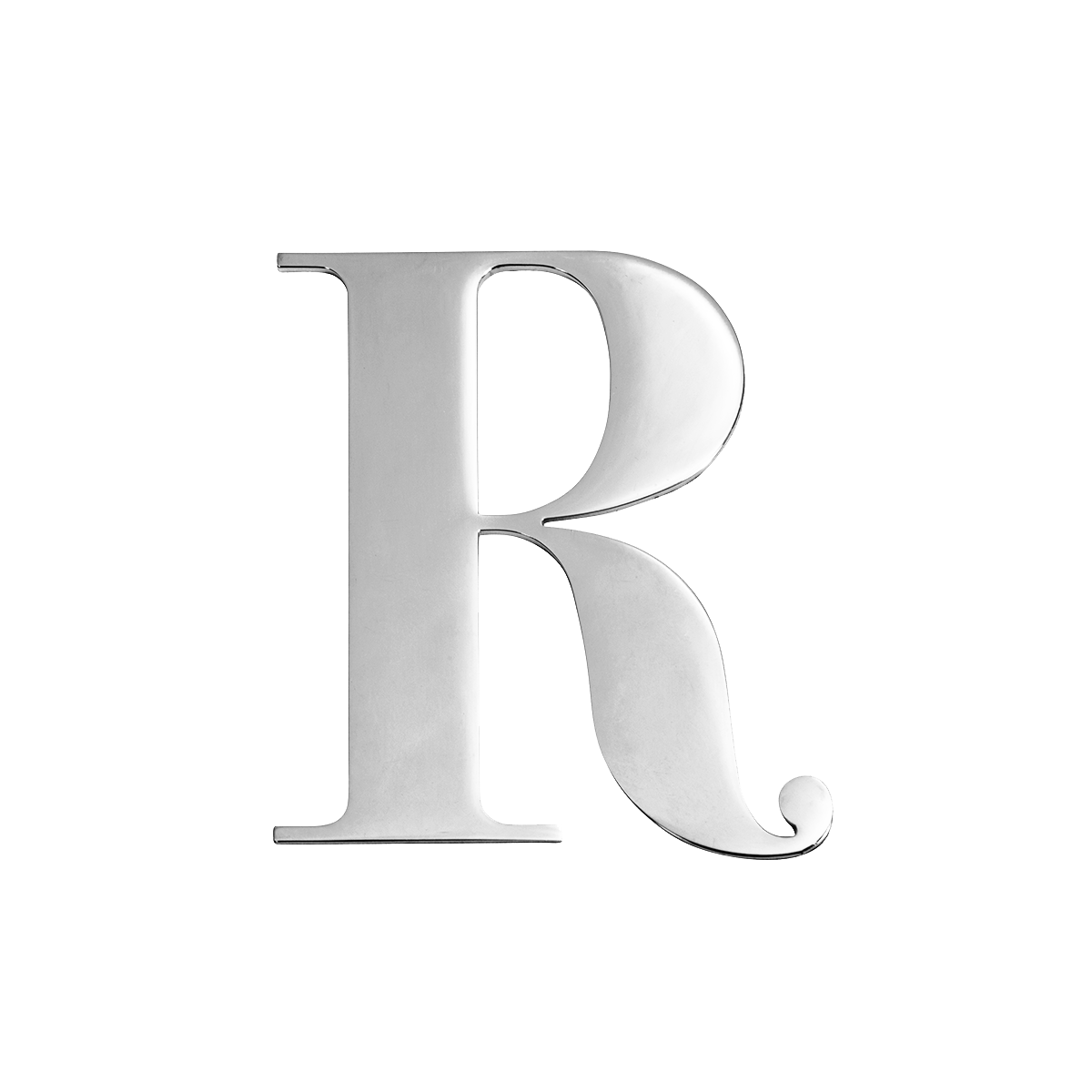 Large Metal Letters - Silver